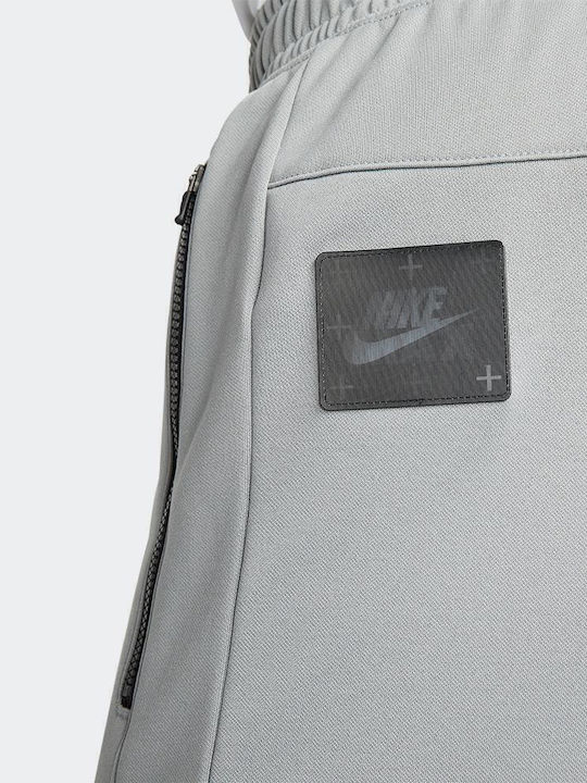 Sweatpants Glossy with Elastic Gray
