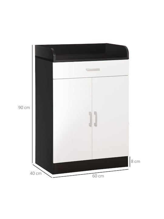 Επιδαπέδιο Ντουλάπι με Πάγκο Εργασίας 60x40x90cm Λευκό