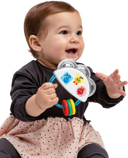 Baby Einstein Instrument Muzical Tiny Tambourine cu Muzică și Sunete pentru 3++ Luni