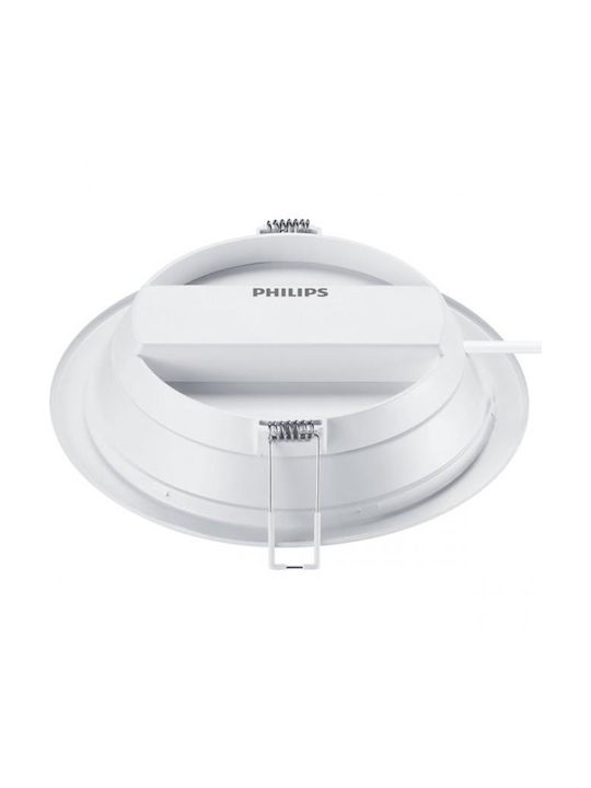 Philips Στρογγυλό Χωνευτό LED Panel 19.5W με Φυσικό Λευκό Φως 4000K 22.5εκ.