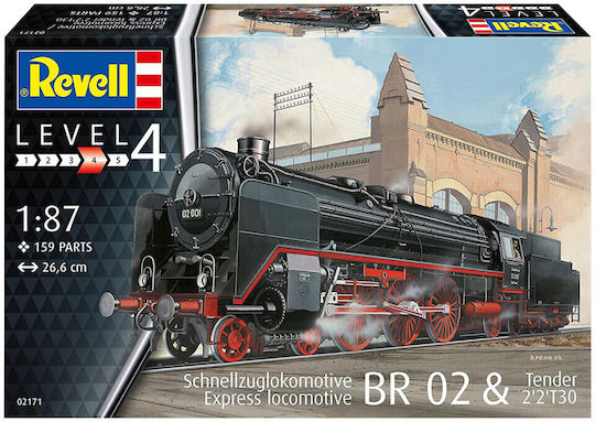 Revell BR 02 & Tender Φιγούρα Μοντελισμού Τραίνο σε Κλίμακα 1:87