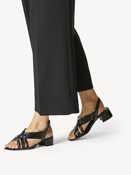 Leder Sandalen Schwarz