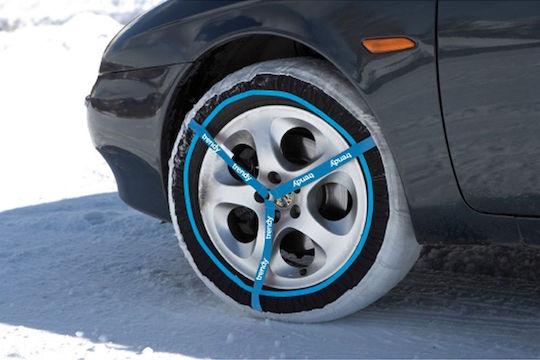 Picoya Trendy 42-M Anti-slip Snow Socks Medium Passenger & 4x4 Car 2pcs
