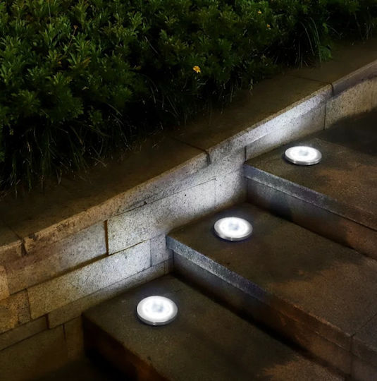 Spot Light Καρφωτό Ηλιακό Φωτιστικό 0.5W με Ψυχρό Λευκό Φως 6000K IP44