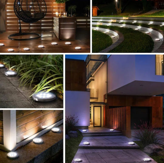 Spot Light Καρφωτό Ηλιακό Φωτιστικό 0.5W με Ψυχρό Λευκό Φως 6000K IP44