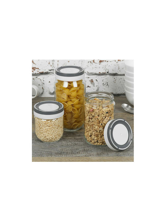 Excellent Houseware Βάζο Γενικής Χρήσης με Αεροστεγές Καπάκι Γυάλινο 1000ml