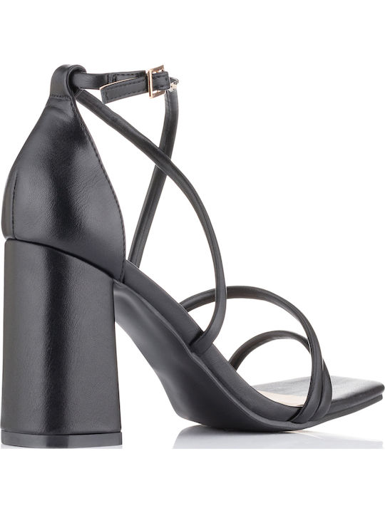 Leather Sandals Black