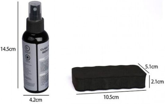 Carsun Glass Raindrop Remover Reiniger Spray Glasreiniger für Autos 120ml