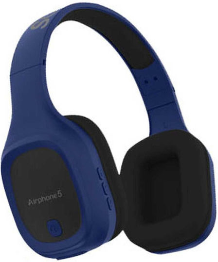 Sonic Gear Airphone 5 Fără fir / Cu fir Over Ear Căști cu 10 ore de Funcționare Albastre