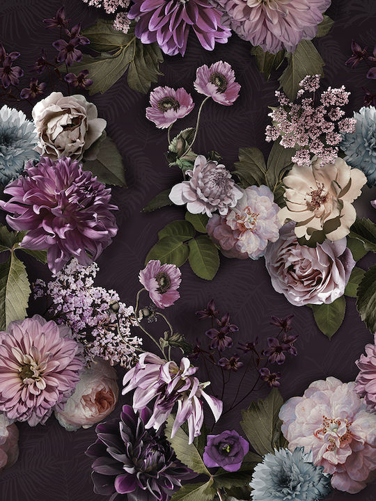 Wallpaper Floral Utopia Black L200xW280cm