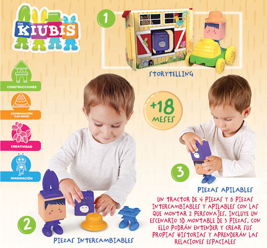 Educa Stacking Toy The Little Donkey's Stable for 18++ Months