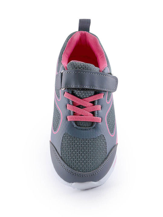 Παιδικά Sneakers με Σκρατς Γκρι
