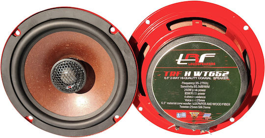 TRF Set Auto-Lautsprecher H WT652 6.5" mit 85W RMS (2 Weg)