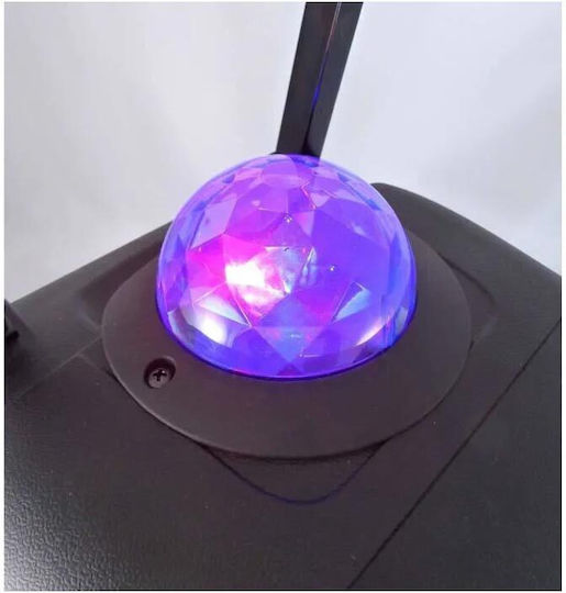 Inovalley Караоке Система с Микрофон с Кабел и Светлинни Ефекти KA116BOWL S7141404 Черен