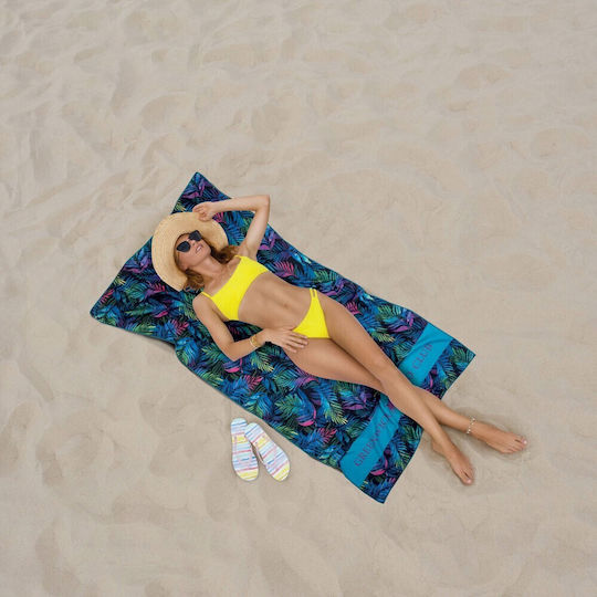 Greenwich Polo Club Microfiber Body Towel 280gr/m² Blue 170x80cm
