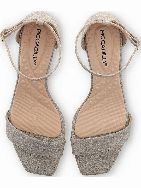 Leather Sandals Anatomic Gold