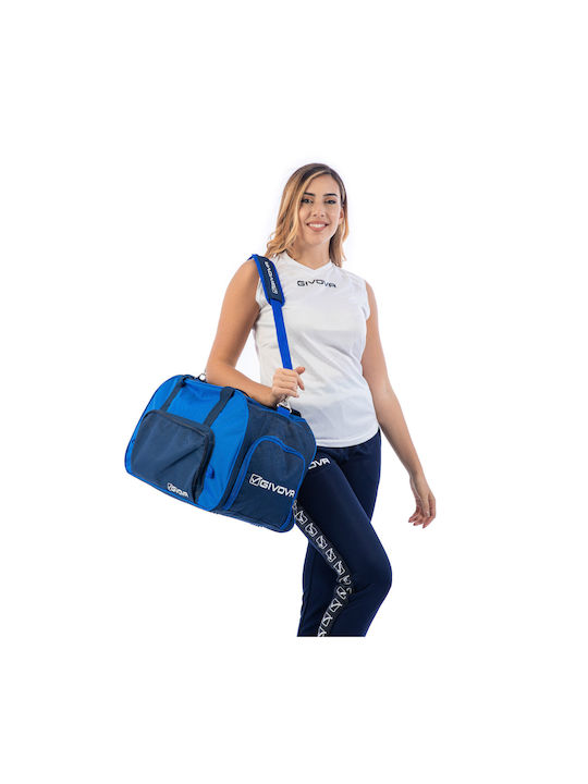Givova Borsa Palestra Unisex Τσάντα Ώμου για Ποδόσφαιρο Μπλε
