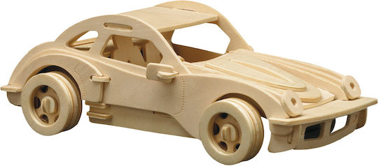 Pebaro Wooden Construction Toy Sports Car for Children 6+ years old+ Years
