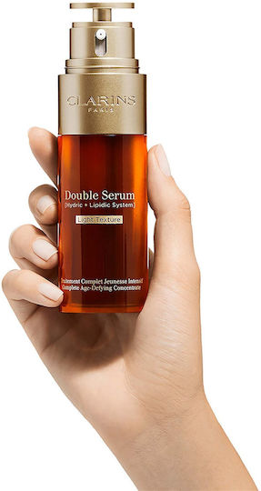 Double Light Texture Feuchtigkeitsspendend & Anti-Aging Serum Gesicht für Strahlkraft & Straffung 50ml
