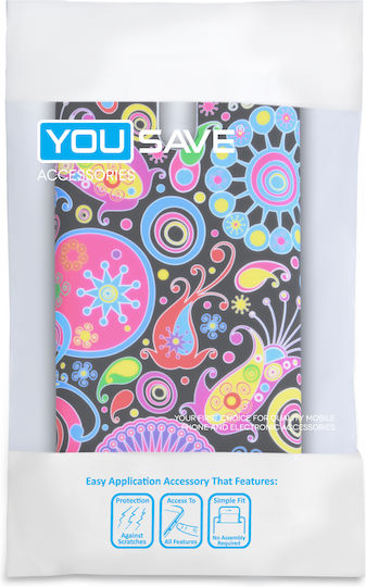 YouSave Accessories Back Cover Δερματίνης Πολύχρωμο (HTC Desire 610)