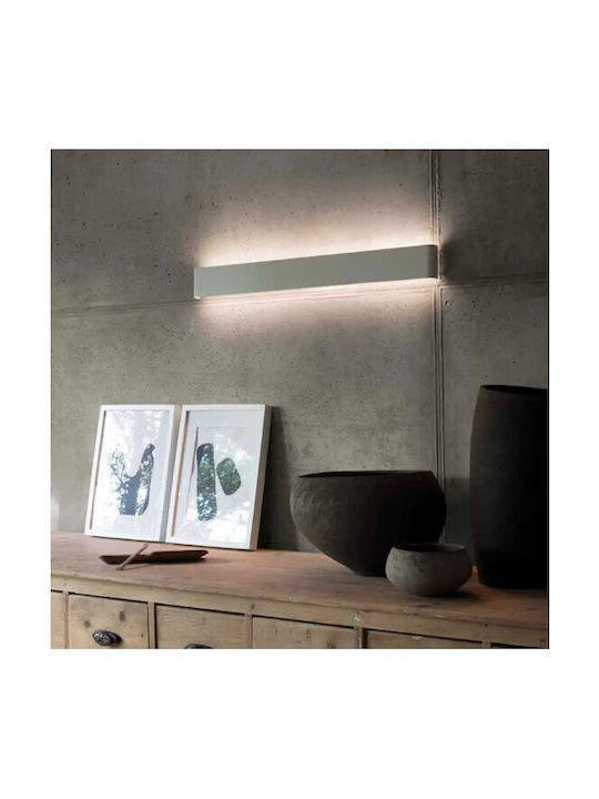 Ideal Lux Delta AP Κλασικό Φωτιστικό Τοίχου με Ενσωματωμένο LED και ...