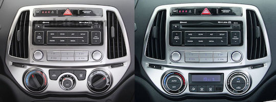 Bizzar DIN Fascia Panels 2 Din Compatible with Screen 9" for Hyundai i20 2012-2014