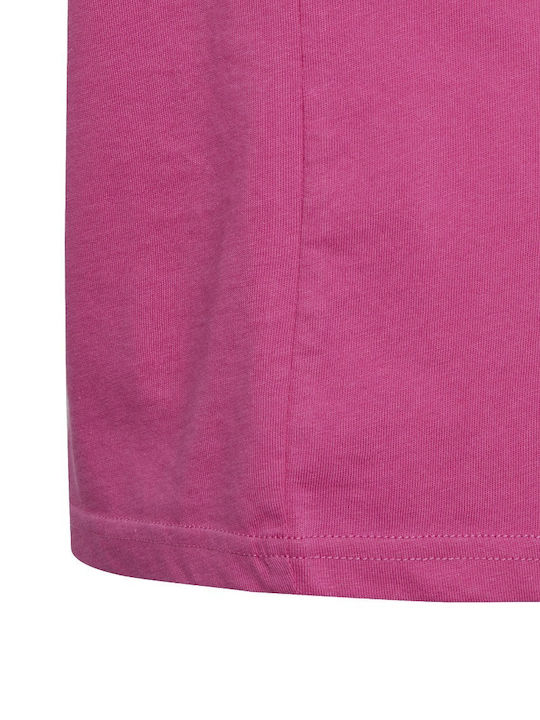 Kids' T-shirt Purple 3-Stripes