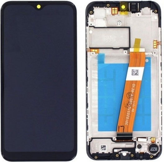 Samsung Screen A025F with Touch Mechanism and Frame for Galaxy A02s (Black)