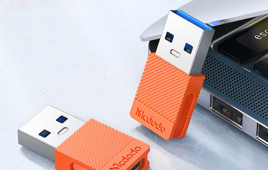 Mcdodo Μετατροπέας USB-A male σε USB-C female Κόκκινο 1τμχ OT-6550