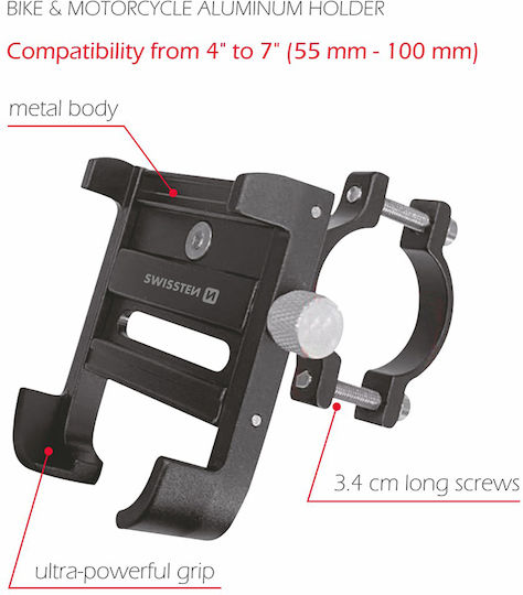 Swissten BM1 Bicycle Mobile Phone Holder