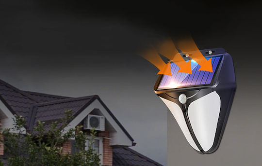 Superfire Lamp Waterproof Solar LED Flood Light 6W Cold White with Photocell IP54