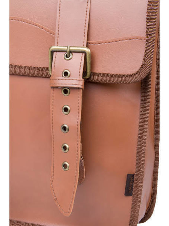M-Wave Amsterdam Double Bicycle Rack Bag Brown 122317