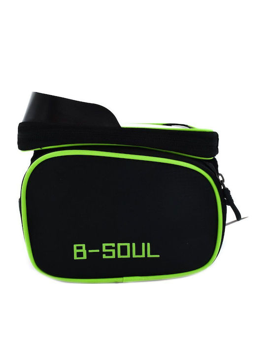 B-Soul Τσαντάκι Σκελετού Ποδηλάτου Διπλό Μαύρο