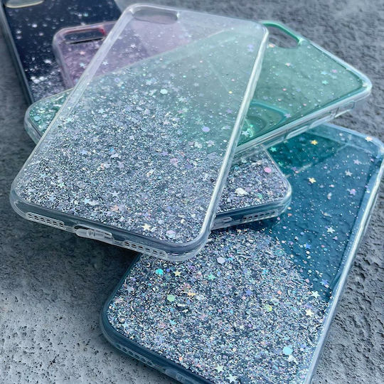 Wozinsky Star Glitter Shining Back Cover Silicone Transparent (Poco F3 / Mi 11i)