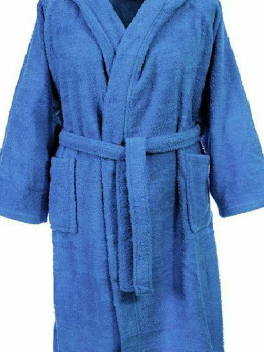 Dimcol Νο4 1320910405100022 Kids Swimming Bathrobe Blue