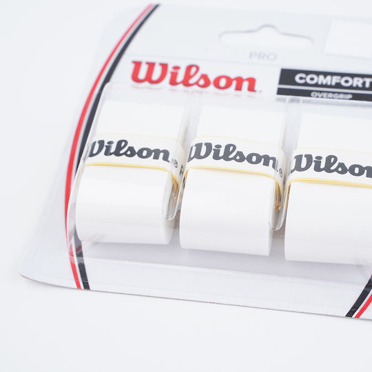 Wilson Pro Overgrip Λευκά 3τμχ