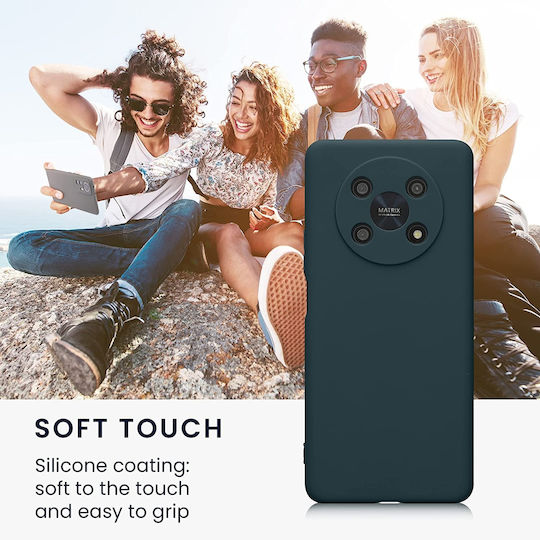 KWmobile Umschlag Rückseite Silikon 1.3mm Dark Slate (Honor Magic4 Lite)