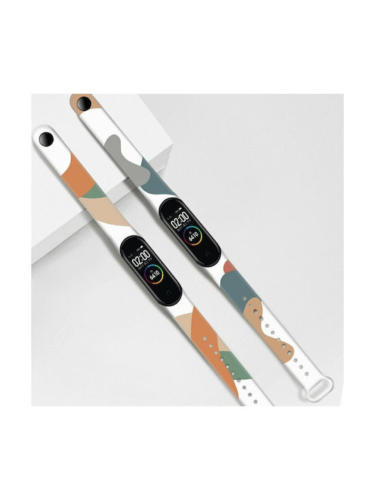 Hurtel Moro Λουράκι Σιλικόνης Camo Black (4) (Mi Band 3/Mi Smart Band 4)