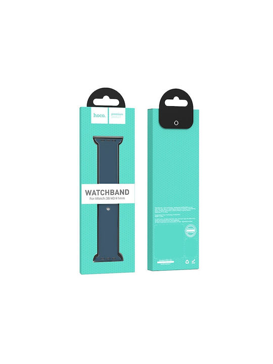 Hoco WA01 Curea Silicon cu Pin Evening Blue (Apple Watch 38/40/41/42mm) 38112