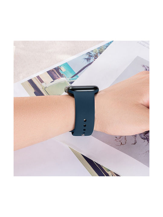 Hoco WA01 Curea Silicon cu Pin Evening Blue (Apple Watch 38/40/41/42mm) 38112