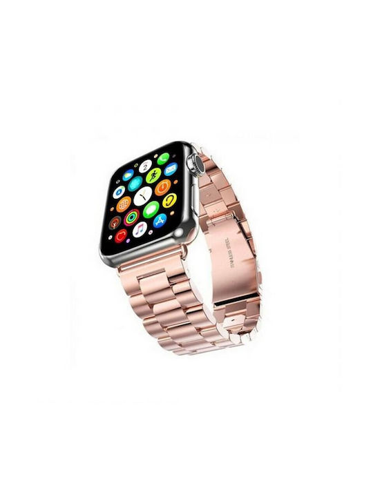 Mercury Armband Rostfreier Stahl Rose Gold (Apple Watch Serie 4/3/2/1 38mm) 38434