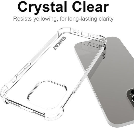 Enkay Umschlag Rückseite Silikon Transparent (iPhone 14 Pro Max)