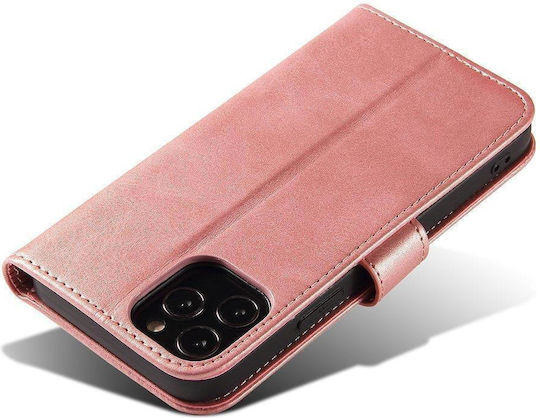 Hurtel Magnet Elegant Wallet Synthetic Leather Pink (Redmi Note 11 Pro+ 5G)