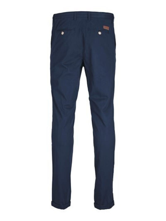 Jack & Jones Pantaloni pentru bărbați Chino sacou bleumarin