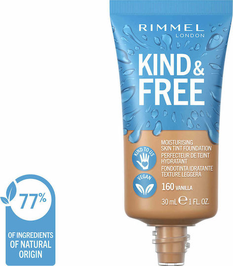 Rimmel Kind And Free Skin Tint Foundation Vanilla 30ml