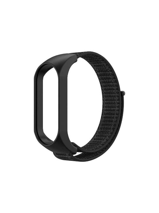 Λουράκι Υφασμάτινο Μαύρο (Mi Smart Band 5/Mi Smart Band 6 / Mi Smart band 7)