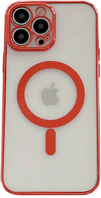 Tel Protect Magsafe Luxury Silicone Back Cover Red (iPhone 13)