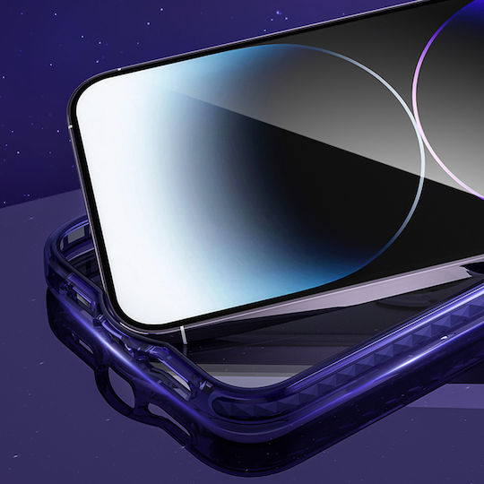 Kingxbar Ice Crystal Back Cover Silicone Silver (iPhone 14)