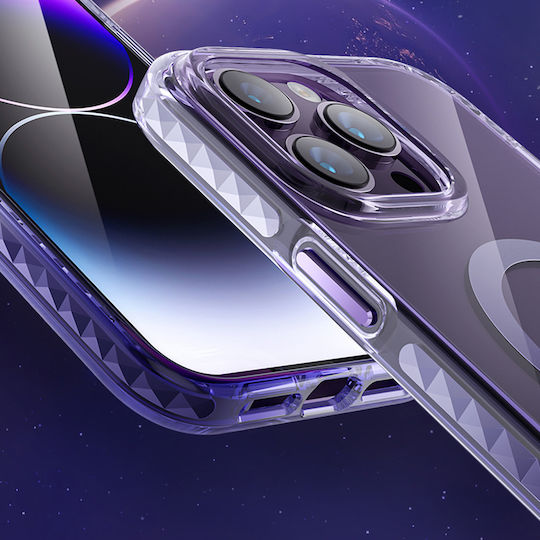 Kingxbar Ice Crystal Back Cover Silicone Purple (iPhone 14 Pro)