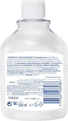 Johnson & Johnson Clean & Protect 3 in 1 Cream Soap 500ml